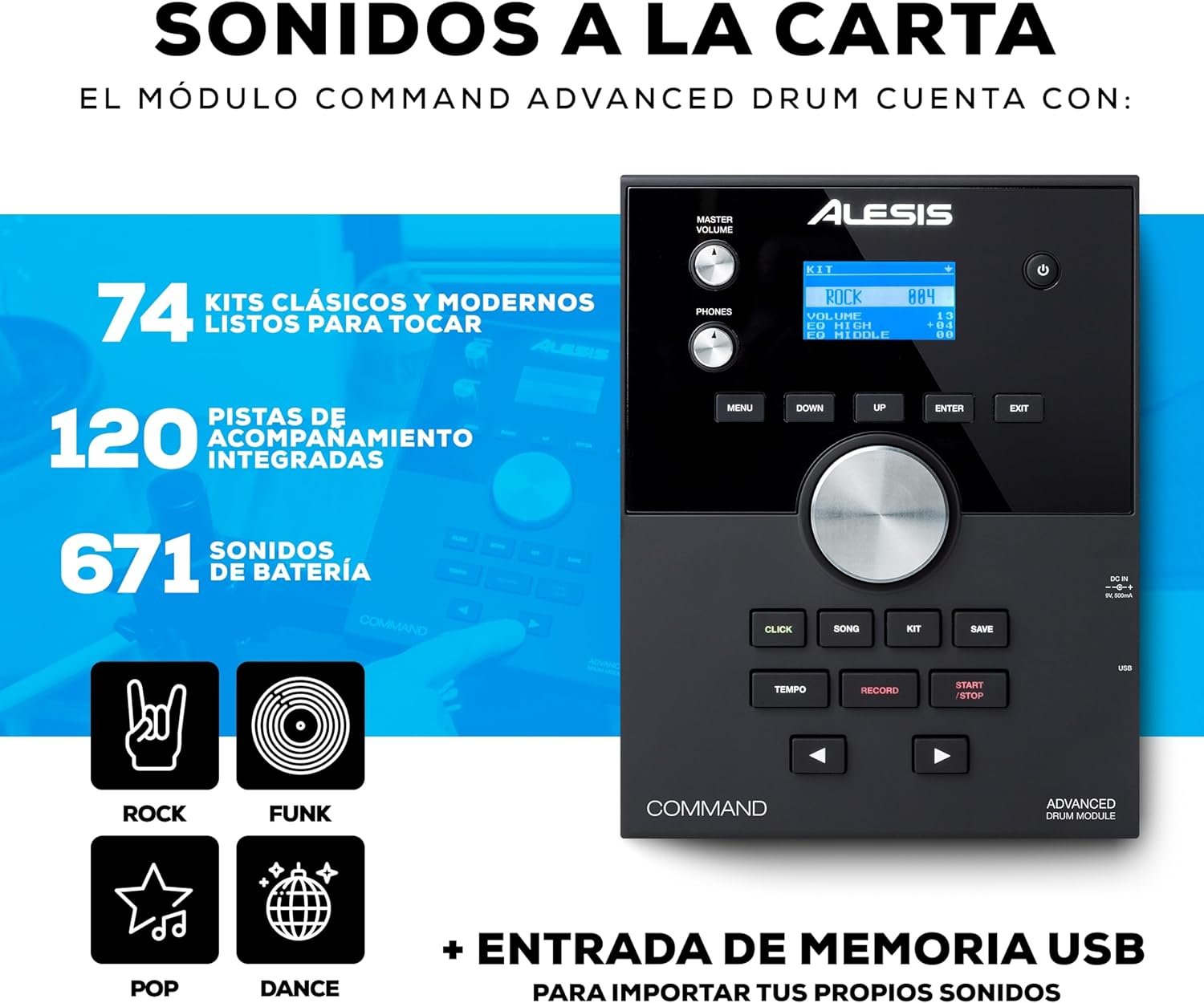 Alesis Command Mesh SE Kit Set de Batería Electrónica