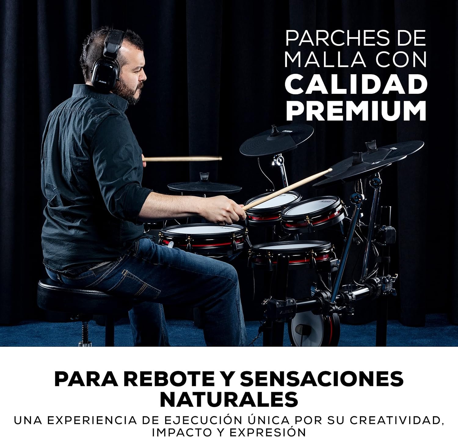 Alesis Drums Crimson II SE-parches de malla premium